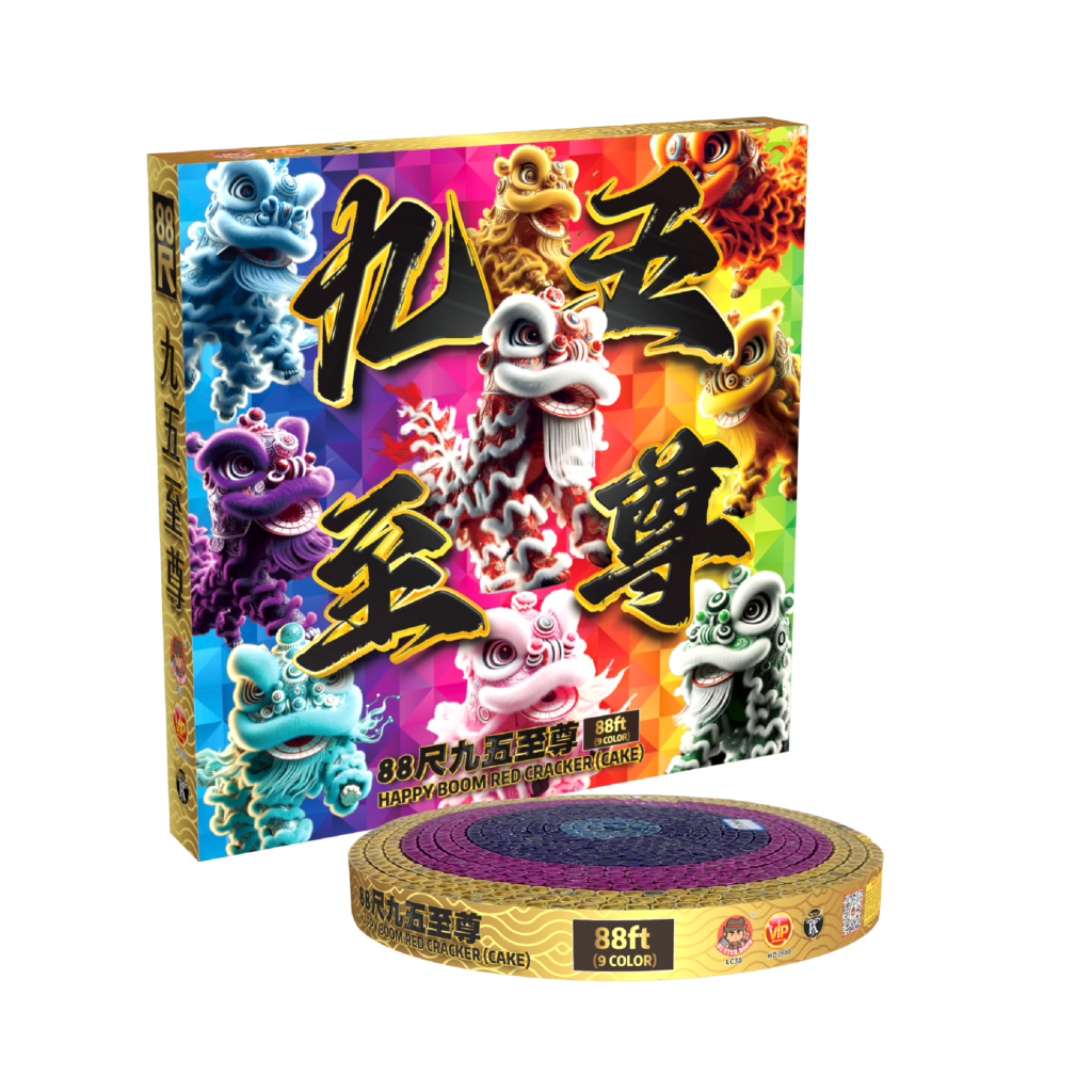 88尺九五至尊（九色红炮） 88 FT 9 COLOUR - Flashbb Fireworks